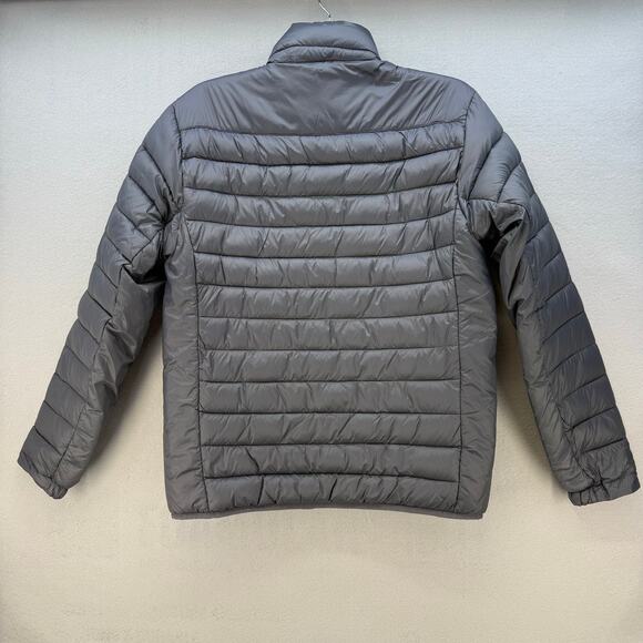 Hawke & Co Puffer Coat Men's M Grey Performance Wind And Water Resistant NWT - Picture 2 of 15